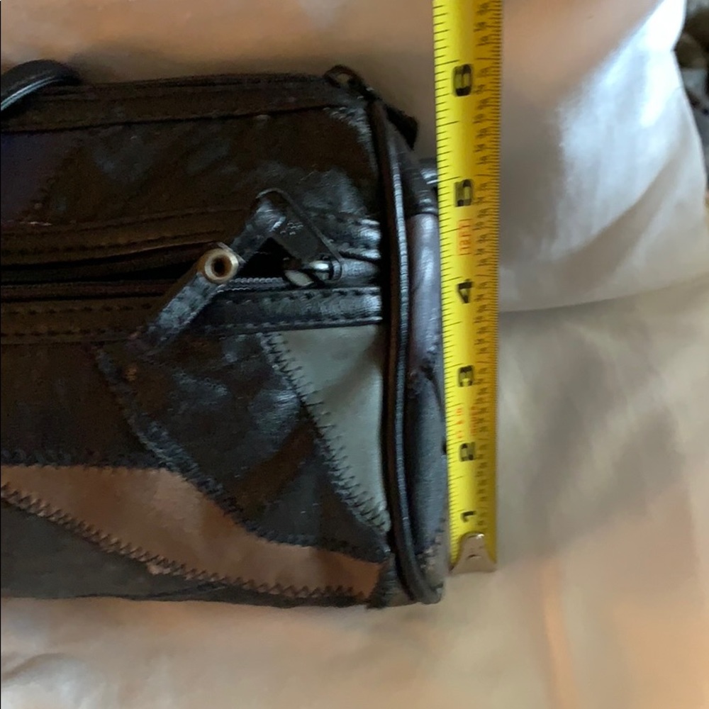 Mini Leather Patchwork Bag - image 8